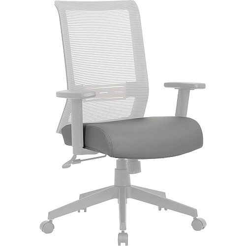 Lorell Antimicrobial Seat Cover 19" Length x 19" Width - Polyester - Gray - 1 Each (LLR00599)