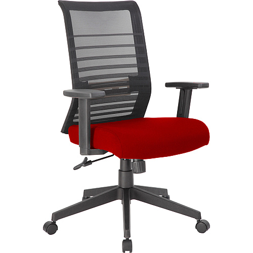 Lorell Removable Mesh Seat Cover 19" Length x 19" Width - Polyester Mesh - Red - 1 Each (LLR00591)