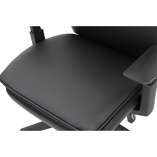 Lorell Soft High-back Executive Office Chair Black Seat Color - Vinyl Seat Material - Black Back Color - Vinyl Back Material - Black Frame Color - High Back - 5-star Base - Armrest - 1 Each (LLR03206)
