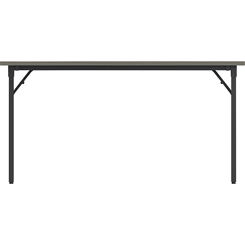 Lorell Folding Training Table Melamine Top - 60" Table Top Width x 18" Table Top Depth x 1" Table Top Thickness - 30" Height - Assembly Required - Gray - Particleboard Top Material - 1 Each (LLR60746)