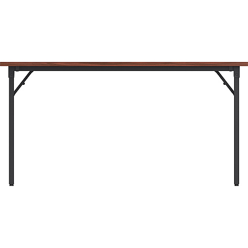 Lorell Folding Training Table Melamine Top - 60" Table Top Width x 18" Table Top Depth x 1" Table Top Thickness - 30" Height - Assembly Required - Mahogany - Particleboard Top Material - 1 Each (LLR60747)