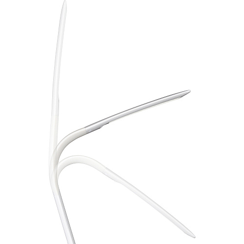 OttLite Purify LED Desk Lamp with Wireless Charging and Sanitizing 12" Height x 5" Width - LED Bulb - USB Charging, Flexible Neck, Sanitizing, Qi Wireless Charging - Desk Mountable - White - for Furniture, Desk, Office, Home, Dorm (SCNQC00S)