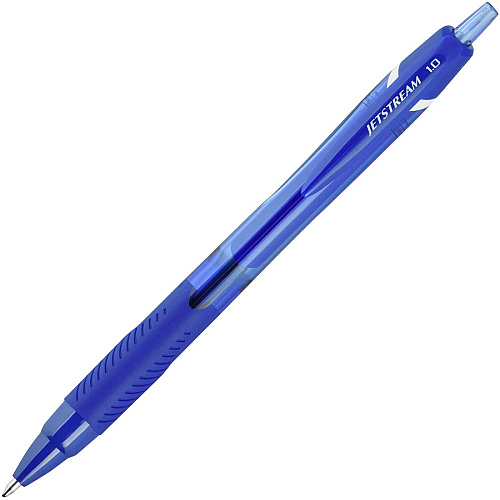uni-ball uni&reg; Jetstream Elements Ballpoint Pen 1 mm Medium Pen Point - Blue Ink - Gel-based - 1 Dozen (70124)