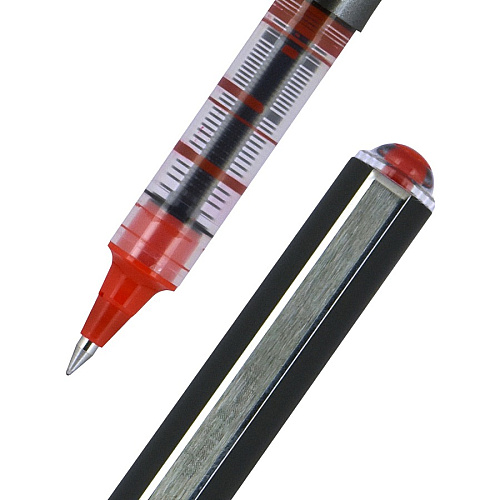 uni-ball uniball&trade; Vision Rollerball Pen 0.38 mm Ultra Micro Pen Point - Red Ink - 1 Dozen (70133)