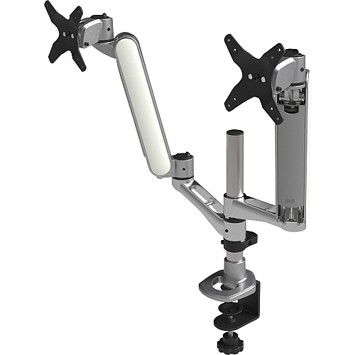 Kantek MA320 Mounting Arm for Monitor - Silver - TAA Compliant