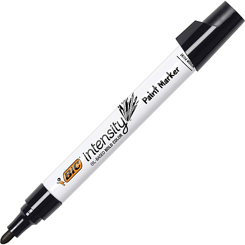 BIC Intensity Paint Marker Bullet Marker Point - Assorted Ink - Oil Based - 7 / Pack (PMPTP71AST)