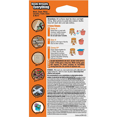 Gorilla Glue Gorilla Original Formula Glue 2 oz - Brown - 1 Each (5000201)
