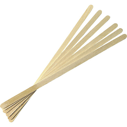 Genuine Joe Wooden Stirrers 7" Length - Wood - Woodgrain - 1000 / Box (GJO03168)