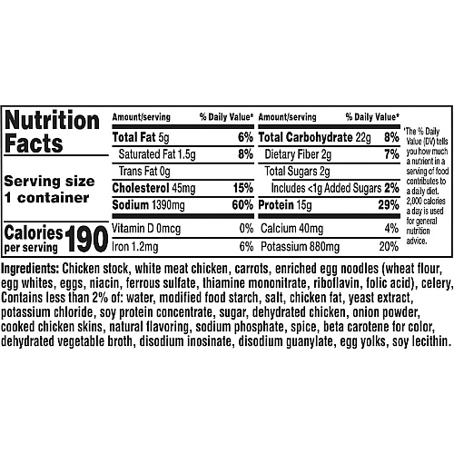 Campbell's Chunky Classic Chicken Noodle Soup 15.25 fl oz - 8 / Carton (14880)