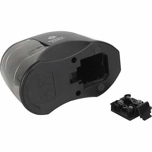 Business Source 2-way Electric Pencil Sharpener AC Adapter Powered - Steel Alloy, ABS Plastic - 1 Each (BSN02870)
