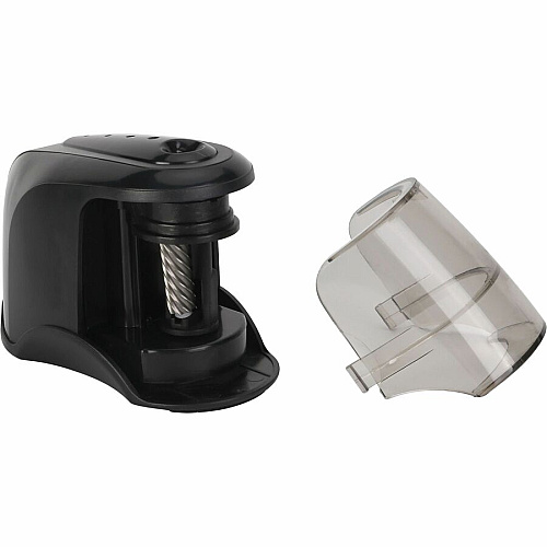Business Source 2-way Electric Pencil Sharpener AC Adapter Powered - Steel Alloy, ABS Plastic - 1 Each (BSN02870)