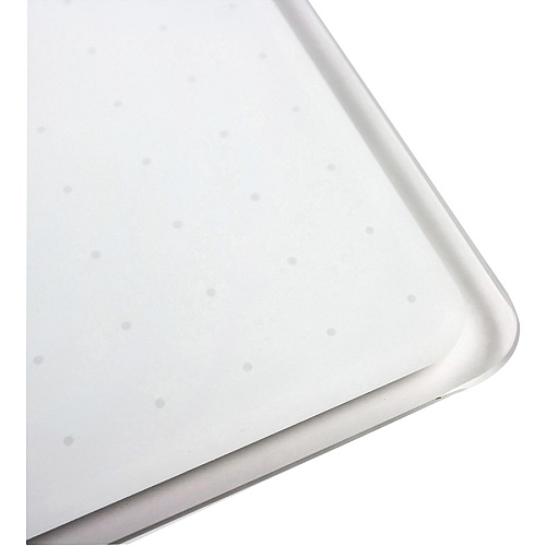 Viztex&reg; Glacier White Multi-Purpose Grid Glass Dry Erase Board 24" x 36" 36" (3 ft) Width x 24" (2 ft) Height - White Tempered Glass Surface - Rectangle - Horizontal/Vertical - Magnetic - Durable, Smudge Resistant, Frameless, Magnetic, M (FCVGM2436WG)