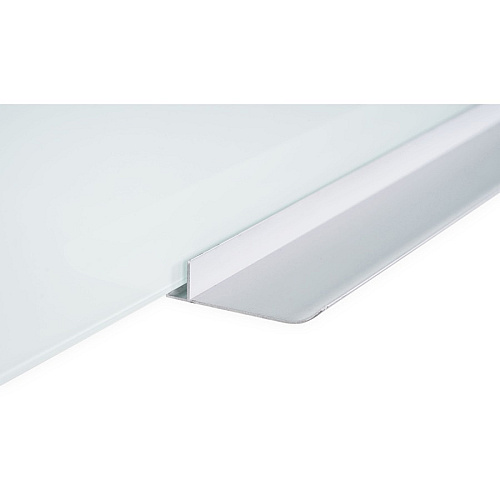 Bi-silque Dry-Erase Glass Board 36" (3 ft) Width x 48" (4 ft) Height - White Glass Surface - Rectangle - Horizontal/Vertical - 1 Each (GL084407)