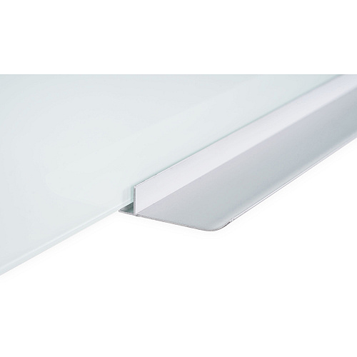 Bi-silque Magnetic Glass Dry Erase Board 48" (4 ft) Width x 96" (8 ft) Height - White Glass Surface - Rectangle - Horizontal/Vertical - Magnetic - 1 Each (GL250107)