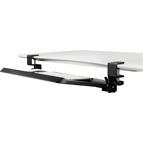 Kantek Tilting Keyboard Tray 11.5" Height x 5" Width - Black - 1 Each (KT165)