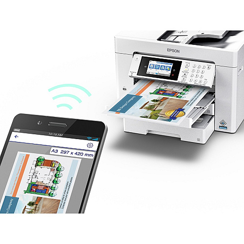 Epson WorkForce EC-C7000 Inkjet Multifunction Printer - Color For Plain Paper Print - 1 Each (C11CH67202)