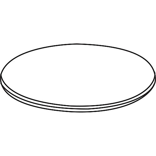 Lorell Essentials Conference Tabletop Weathered Charcoal Laminate Round Top - Contemporary Style - 1" Table Top Thickness x 42" Table Top Diameter - Assembly Required - 1 Each (LLR69587)