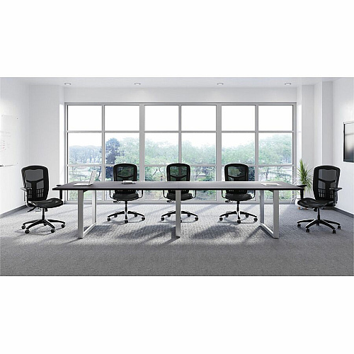 Lorell Relevance Series Middle Unite Leg 28.5" Height x 38.6" Width x 6.3" Depth - Finish: Silver, Powder Coated (LLR16252)