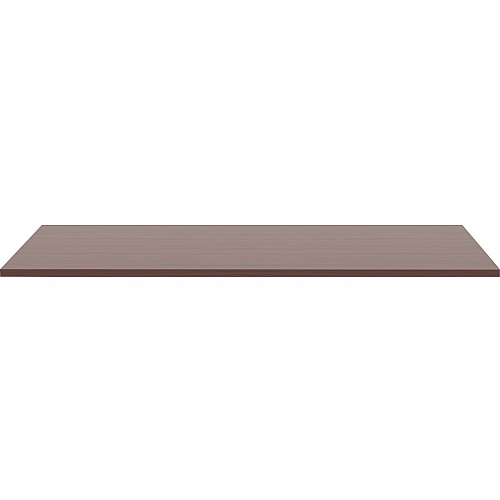Lorell Revelance Conference Rectangular Tabletop 1" Height x 59.9" Width x 47.3" Depth x 1" Thickness - Material: Laminate - Finish: Mahogany (LLR16255)