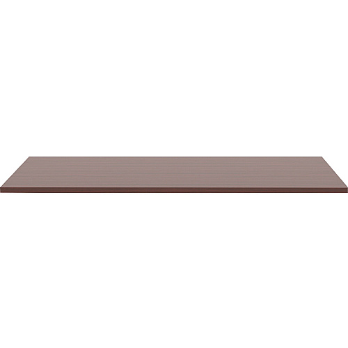 Lorell Revelance Conference Rectangular Tabletop 1" Height x 59.9" Width x 47.3" Depth x 1" Thickness - Material: Laminate - Finish: Mahogany (LLR16255)
