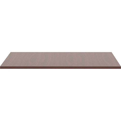 Lorell Revelance Conference Rectangular Tabletop 1" Height x 59.9" Width x 47.3" Depth x 1" Thickness - Material: Laminate - Finish: Mahogany (LLR16255)
