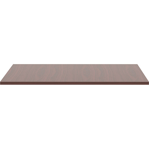 Lorell Revelance Conference Rectangular Tabletop 1" Height x 59.9" Width x 47.3" Depth x 1" Thickness - Material: Laminate - Finish: Mahogany (LLR16255)