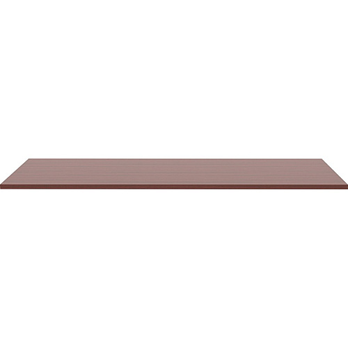 Lorell Revelance Conference Rectangular Tabletop 1" Height x 71.6" Width x 47.3" Depth x 1" Thickness - Material: Laminate - Finish: Mahogany (LLR16257)