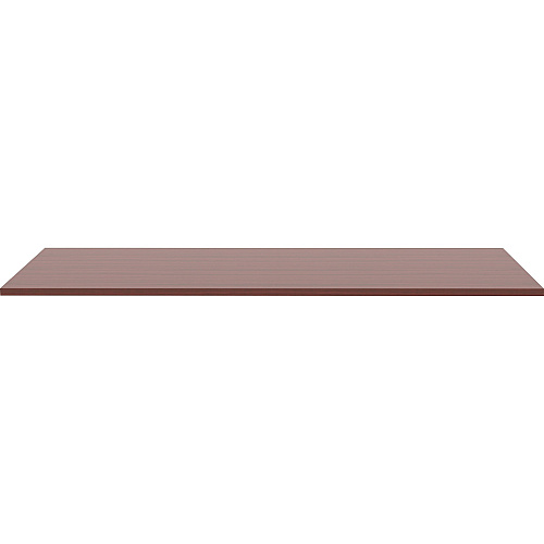 Lorell Revelance Conference Rectangular Tabletop 1" Height x 71.6" Width x 47.3" Depth x 1" Thickness - Material: Laminate - Finish: Mahogany (LLR16257)