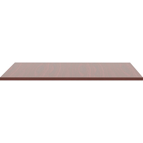 Lorell Revelance Conference Rectangular Tabletop 1" Height x 71.6" Width x 47.3" Depth x 1" Thickness - Material: Laminate - Finish: Mahogany (LLR16257)