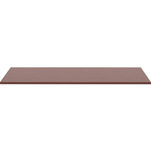 Lorell Revelance Conference Rectangular Tabletop 1" Height x 71.6" Width x 47.3" Depth x 1" Thickness - Material: Laminate - Finish: Mahogany (LLR16257)