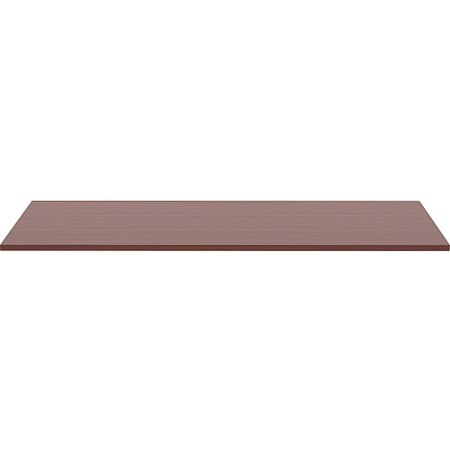 Lorell Revelance Conference Rectangular Tabletop 1" Height x 71.6" Width x 47.3" Depth x 1" Thickness - Material: Laminate - Finish: Mahogany (LLR16257)