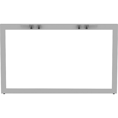 Lorell Relevance Series Wide Side Leg 28.5" Height x 45.5" Width x 4" Depth - Finish: Silver, Powder Coated (LLR16251)