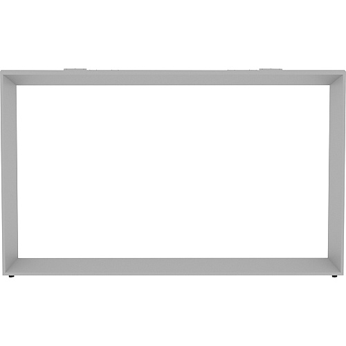 Lorell Relevance Series Wide Side Leg 28.5" Height x 45.5" Width x 4" Depth - Finish: Silver, Powder Coated (LLR16251)