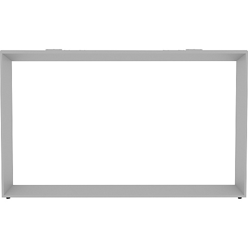 Lorell Relevance Series Wide Side Leg 28.5" Height x 45.5" Width x 4" Depth - Finish: Silver, Powder Coated (LLR16251)