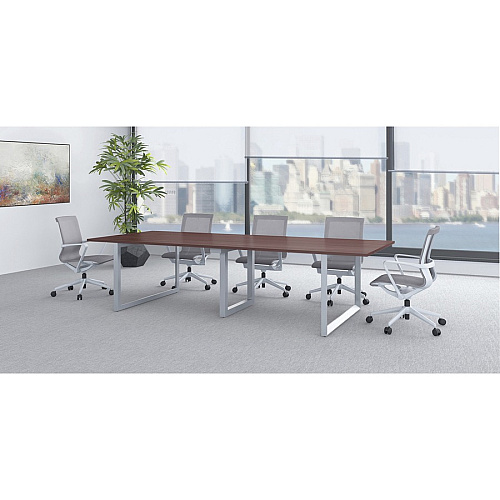 Lorell Premium Executive Mesh Mid-back Sling Chair Nylon Seat Material - Nylon, Mesh Back Material - Plastic Frame Material - Mid Back - 5-star Base - Gray - 1 Each (LLR40207)