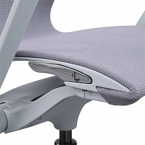 Lorell Premium Executive Mesh Mid-back Sling Chair Nylon Seat Material - Nylon, Mesh Back Material - Plastic Frame Material - Mid Back - 5-star Base - Gray - 1 Each (LLR40207)