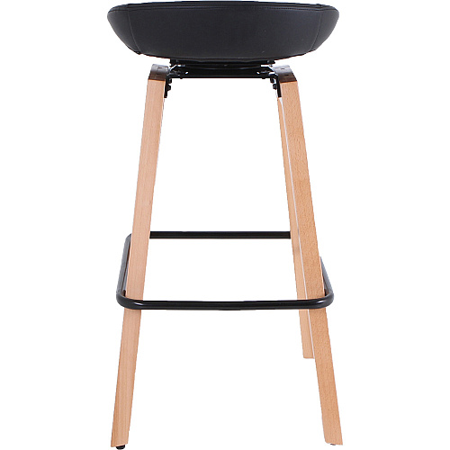 Lorell Modern Low-Back Stool Low Back - Black - 1 Each (LLR68563)