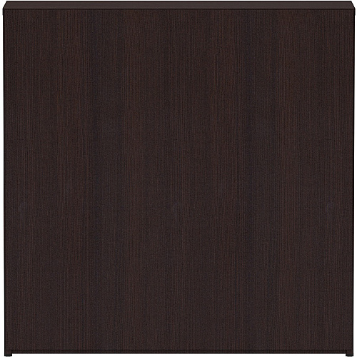 Lorell Laminate Bookcase 36" Width x 12" Depth x 36" Height - 3 x Shelf(ves) - Laminated, Sturdy, Contemporary Style, Square Edge, Adjustable Shelf - Espresso - Medium Density Fiberboard (MDF), Laminate - Assembly Required (LLR18276)