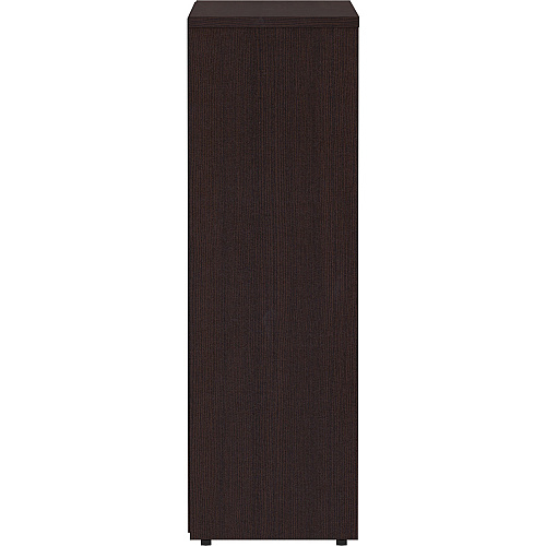 Lorell Laminate Bookcase 36" Width x 12" Depth x 36" Height - 3 x Shelf(ves) - Laminated, Sturdy, Contemporary Style, Square Edge, Adjustable Shelf - Espresso - Medium Density Fiberboard (MDF), Laminate - Assembly Required (LLR18276)