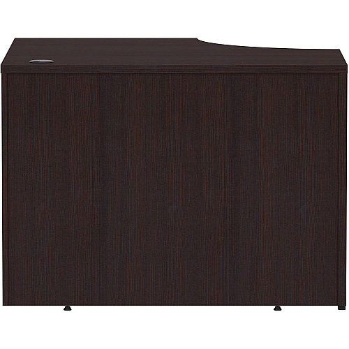 Lorell Essentials Series Corner Desk 29.5" Height x 42" Width x 24" Depth Desk, x 1" Thickness Top - Finish: Espresso Laminate (LLR18261)