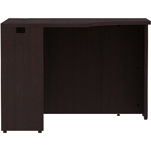 Lorell Essentials Series Corner Desk 29.5" Height x 42" Width x 24" Depth Desk, x 1" Thickness Top - Finish: Espresso Laminate (LLR18261)