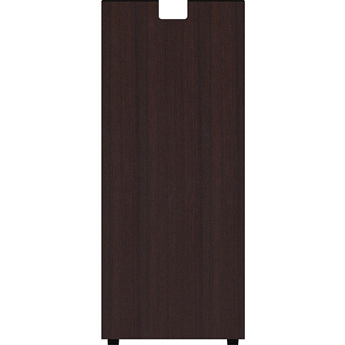 Lorell Essentials Series Credenza Half Leg 28.5" Height x 12" Width x 1" Depth - Finish: Espresso Laminate (LLR18266)