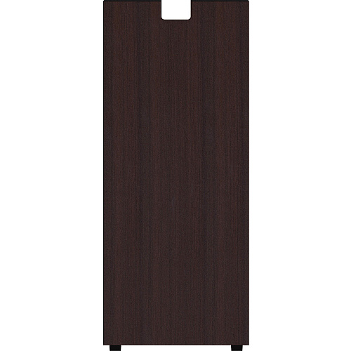 Lorell Essentials Series Credenza Half Leg 28.5" Height x 12" Width x 1" Depth - Finish: Espresso Laminate (LLR18266)