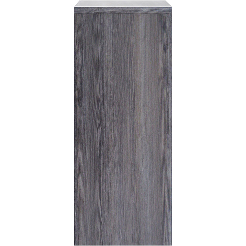 Lorell Essentials Series Stack-on Hutch with Doors 36" Height x 48" Width x 15" Depth - 3 Door(s) - Finish: Weathered Charcoal Laminate (LLR69621)