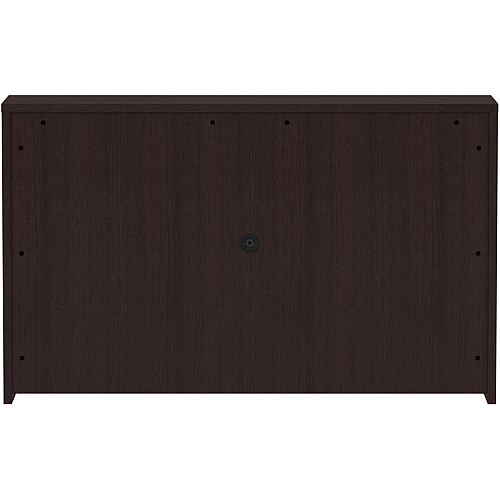 Lorell Essentials Series Stack-on Hutch with Doors 36" Height x 60" Width x 15" Depth - 4 Door(s) - Finish: Espresso Laminate (LLR18270)