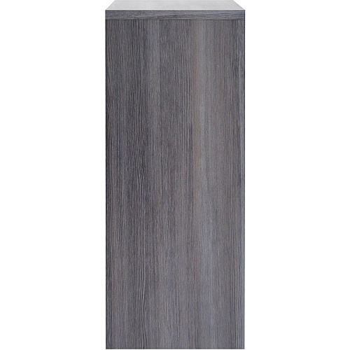 Lorell Essentials Series Stack-on Hutch with Doors 36" Height x 60" Width x 15" Depth - 4 Door(s) - Finish: Weathered Charcoal Laminate (LLR69620)