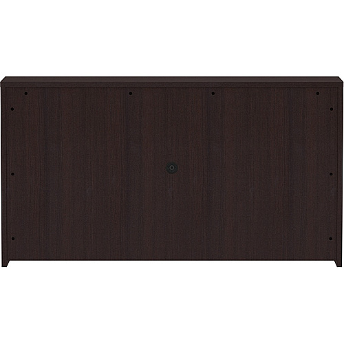Lorell Essentials Series Stack-on Hutch with Doors 36" Height x 66" Width x 15" Depth - 4 Door(s) - Finish: Espresso Laminate (LLR18269)