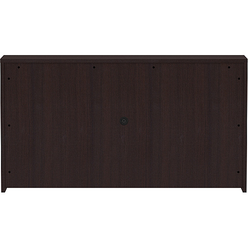 Lorell Essentials Series Stack-on Hutch with Doors 36" Height x 66" Width x 15" Depth - 4 Door(s) - Finish: Espresso Laminate (LLR18269)