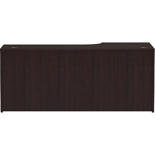 Lorell Essentials Series Left Corner Credenza 29.5" Height x 36" Width x 24" Depth x 72" Length Credenza, x 1" Thickness Top - Finish: Espresso Laminate (LLR18267)