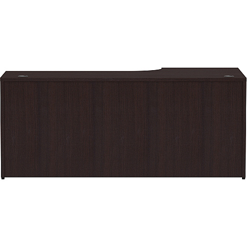 Lorell Essentials Series Left Corner Credenza 29.5" Height x 36" Width x 24" Depth x 72" Length Credenza, x 1" Thickness Top - Finish: Espresso Laminate (LLR18267)